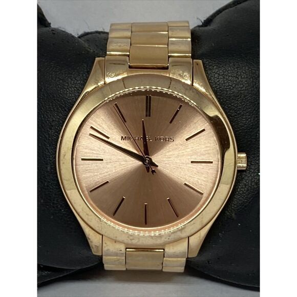 Michael Kors Runway MK3197 Womens Stainless Steel Analog Dial Quartz Watch UC504 - Picture 2 of 12